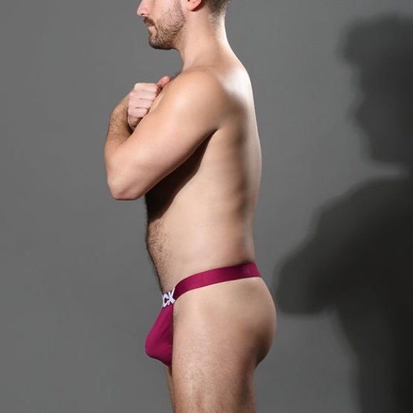Andrew Christian LARGE Thong THICK g-string fuchsia gay queer LGBT underwear NWT - Picture 12 of 17